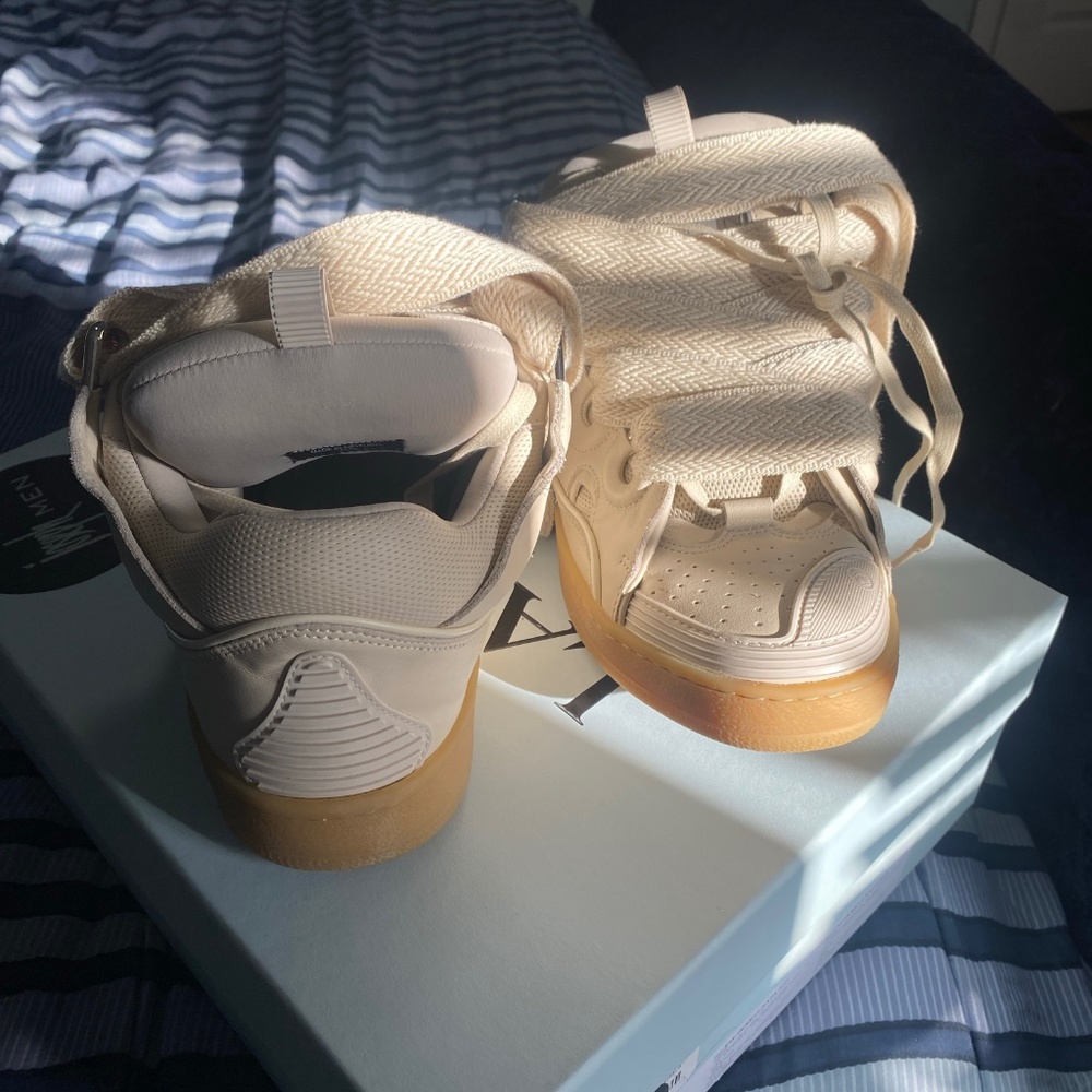 Lanvin  Curb Sneakers ' Grey' Size 42